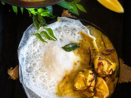 Chicken Mappas with Appam